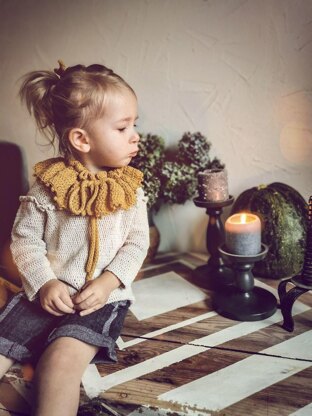 Vintage and Chunky Crochet Cotton Collar Pattern