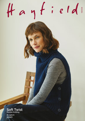 Vest in Hayfield Soft Twist - 10334 - Downloadable PDF