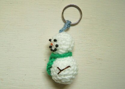 Snowman key chain