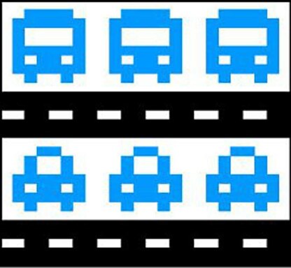 Busses and cars chart