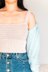 Blair Ribbed Hem Crop Top