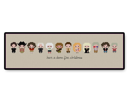 Twin Peaks Bite Size - PDF Cross Stitch Pattern