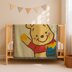 Winnie the Pooh Honey Pod Blanket Beige Baby Throw Cartoon Afghan C2C CROCHET PATTERN