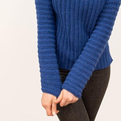 Elegant Brunch Time Sweater in Yarn and Colors Baby Fabulous & Elegant - YAC100106 - Downloadable PDF