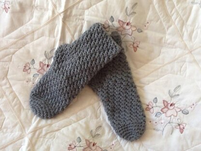 Lady Grey Crocheted Socks