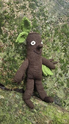Knitted Stick Man