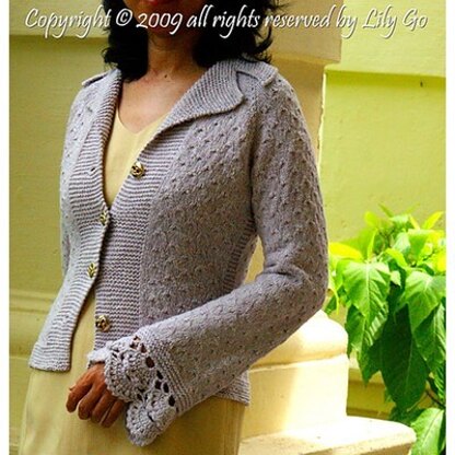 Lily Go Sage Cardigan PDF