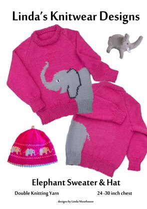 Elephant sweater & hat