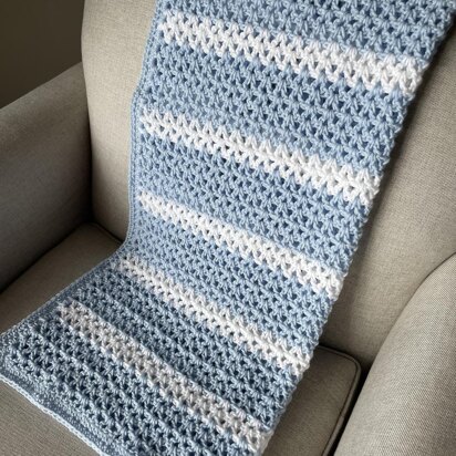 Nautical Stripes Baby Blanket