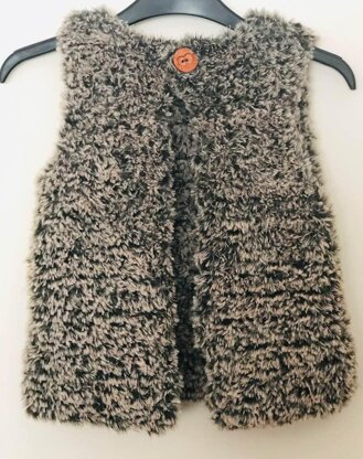 Erin faux fur gilet