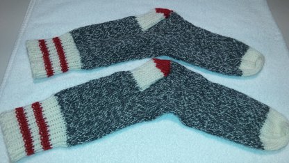 Winter socks for the family - for Jared