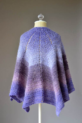 Allium Shawl in Universal Yarn Revolutions - Downloadable PDF