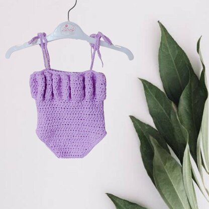 Crochet Baby Girl Romper