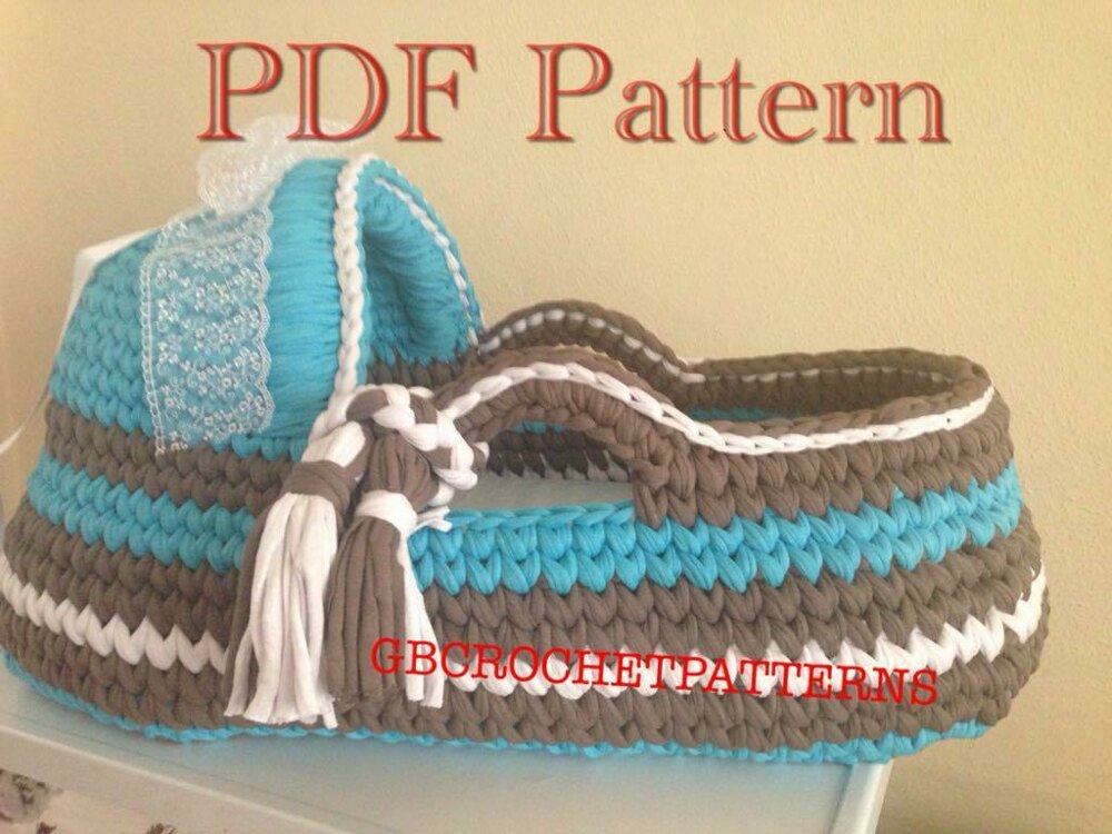 Crochet baby basket pattern new arrivals