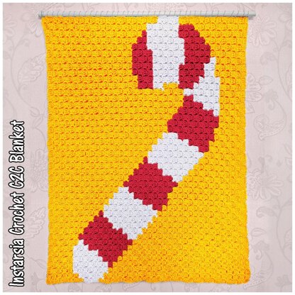 Intarsia - Candy Cane - Chart Only