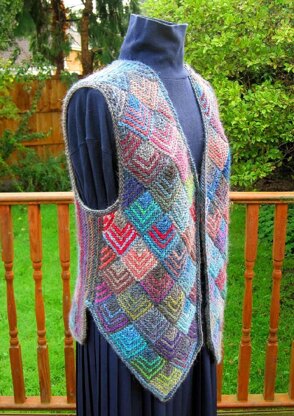 Hilary's Patchwork Waistcoat