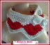 Crochet Cowl Pattern Valentine Neck Warmer Heart Love