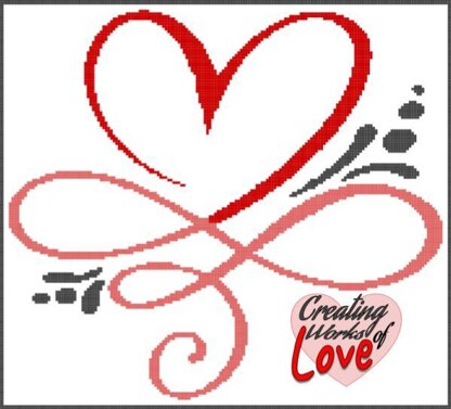 Heart Infinity Stitch Graph