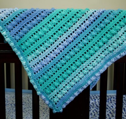 EASY BEGINNER' Bobble Baby Blanket