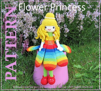 Flower Princess Amigurumi Crochet Pattern