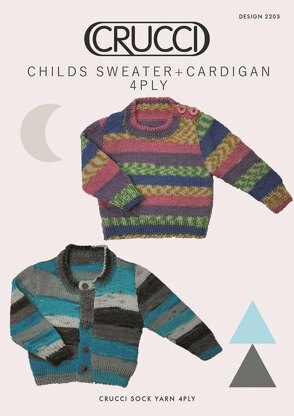 2205 Childs Sweater and Cardigan