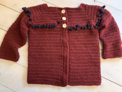 Pom Pom Cardigan