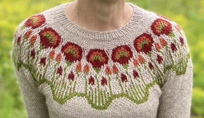 Poppies Pullover