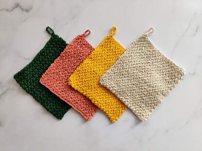 Simple textured dishcloth