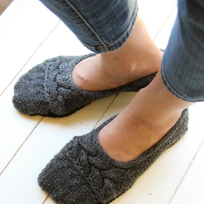 Cloud Nine Ballet Slippers - knitting pattern