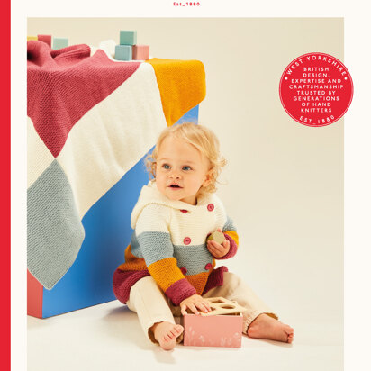 Sirdar 5492 Colour Block Duffle & Blanket PDF