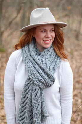 Lattice Blanket Scarf