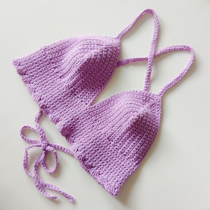 Purple Berry Bra Top