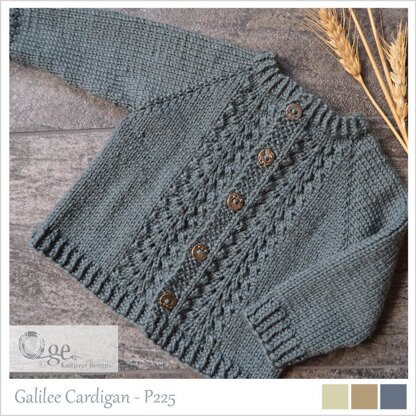 OGE Knitwear Designs P225 Galilee Cardigan PDF