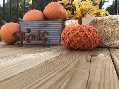 DIamond Crochet Pumpkin Pattern