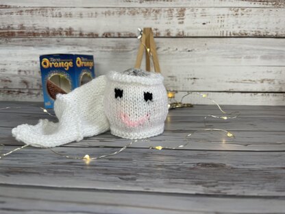 Poop and Toilet Roll Chocolate Orange Cover Knitting Pattern
