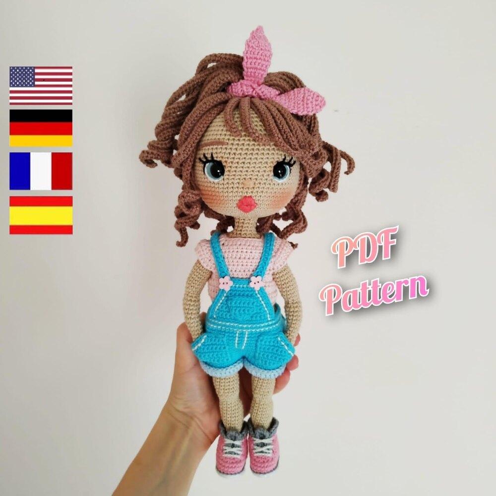 Crochet doll hot sale pattern pdf