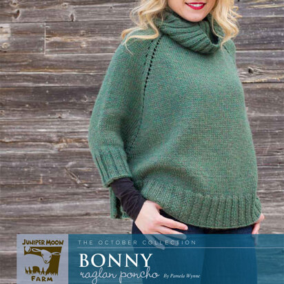 Bonny Raglan Poncho in Juniper Moon Farm Herriot Great - J27-03 - Downloadable PDF