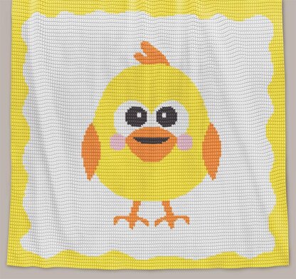 CROCHET Baby Blanket - Chickie