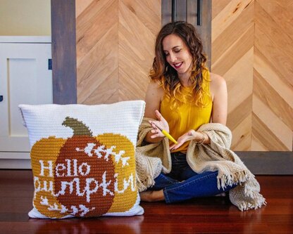 Hello Pumpkin Pillow