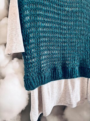 Metallic Crochet Crop Top
