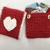 Embossed Heart Pouch