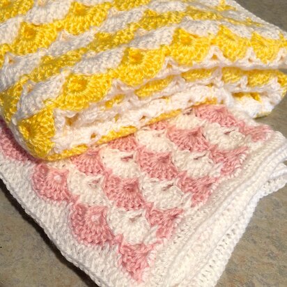 Timeless Lacy Shell Crochet Blanket