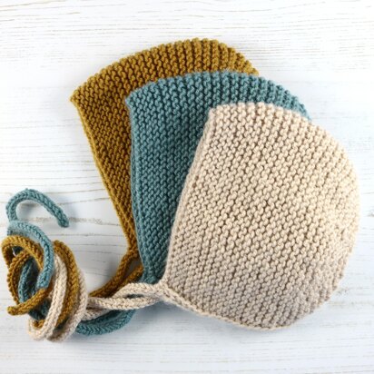 Lonnie Baby Bonnet - knitting pattern