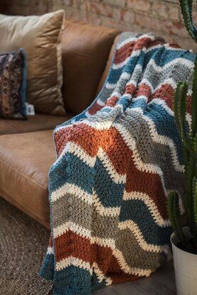 Chevron Puff Blanket