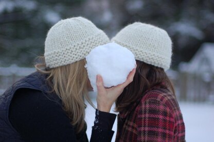 Chunky knit beanie