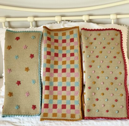 Trio of Baby Blankets