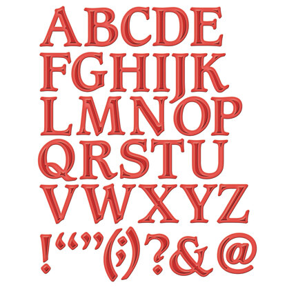 Spellbinders Shapeabilities Dies - Font 1 Uppercase