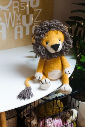 Knitting Lion Toy Pattern