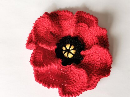 Poppy flower pattern