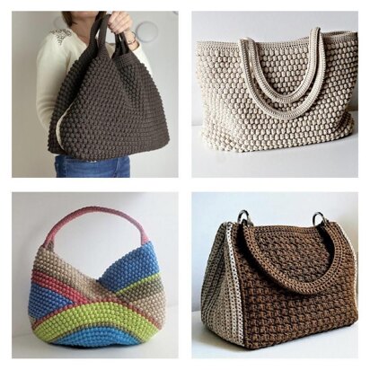 4 Crochet Bag Patterns